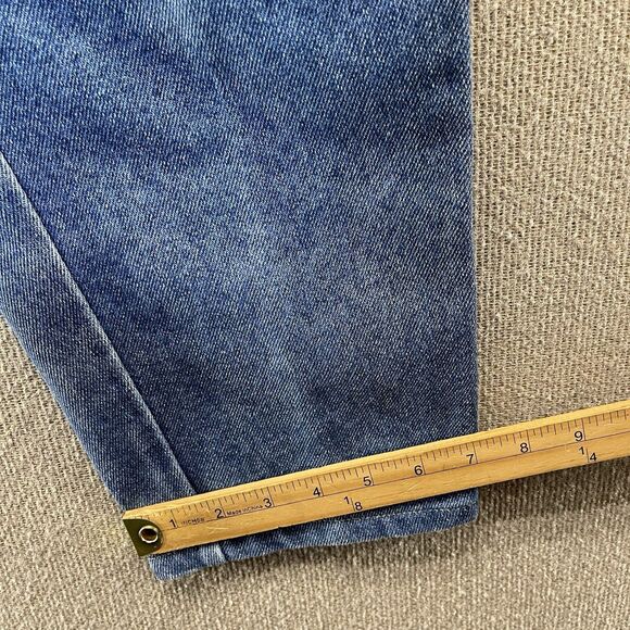 VTG LL Bean Jeans Women’s 12 M Straight Leg Cotton USA Made Freeport Maine - Picture 7 of 15